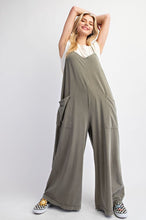 Load image into Gallery viewer, Free Spirit Wide Leg Jumpsuit - Olive Grey