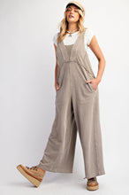 Load image into Gallery viewer, Piper Terry Cloth Jumpsuit - Mushroom