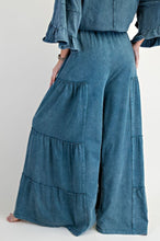 Load image into Gallery viewer, Zara Tiered Wide Leg Pants - Teal