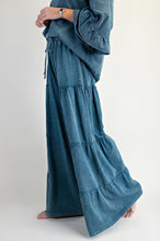 Load image into Gallery viewer, Zara Tiered Wide Leg Pants - Teal