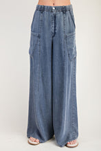 Load image into Gallery viewer, Good Luck Babe Denim Pants - Dark Denim