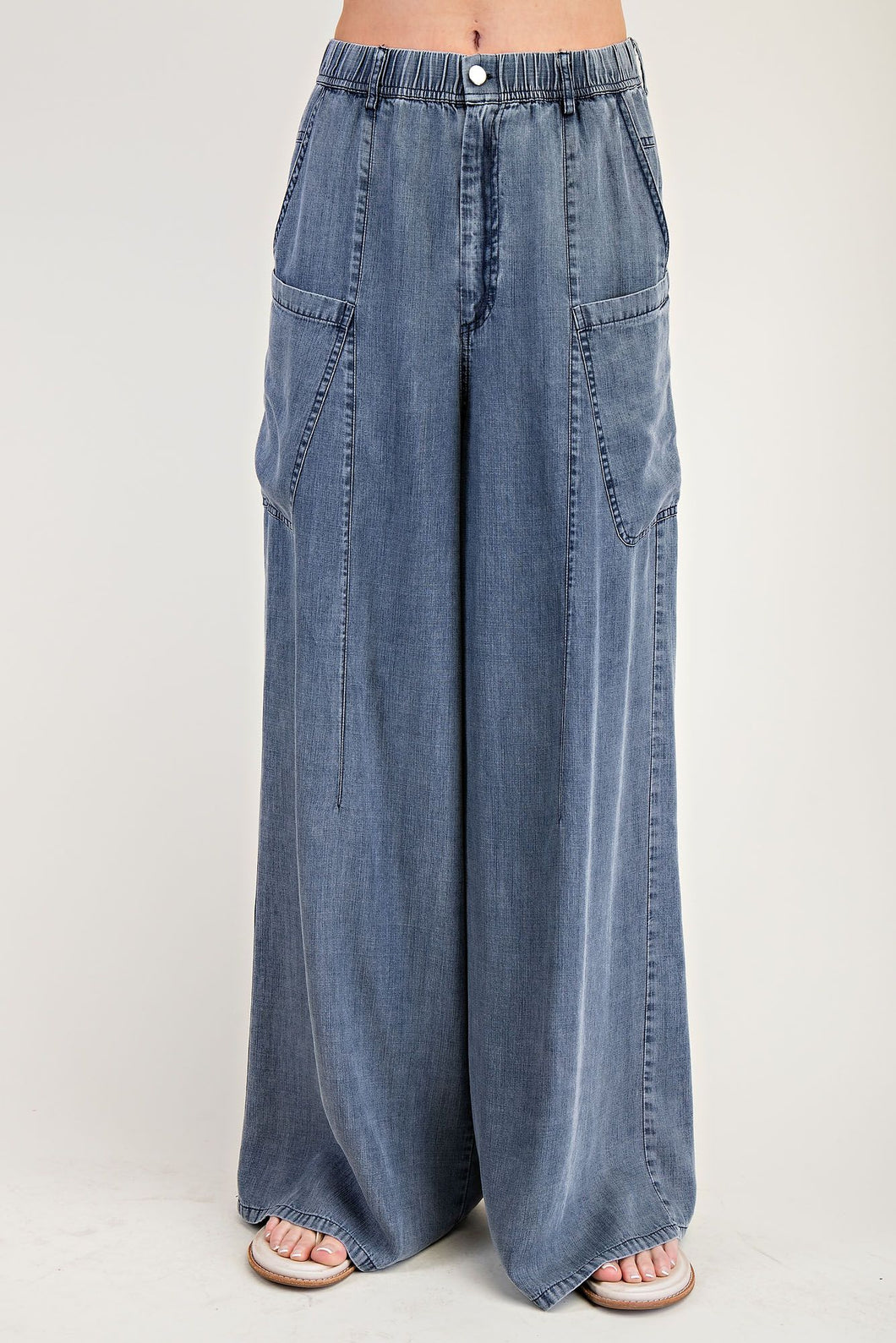 Good Luck Babe Denim Pants - Dark Denim