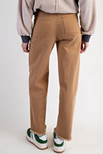 Load image into Gallery viewer, Cali Frayed Hem Pants - Camel