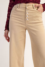 Load image into Gallery viewer, Witney Button Fly Pants by Easel - Almond
