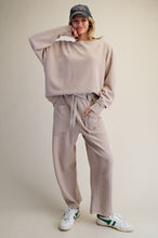 Load image into Gallery viewer, Luxe Living Textured Pullover - Mushroom