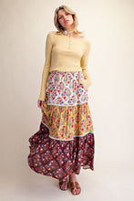 Load image into Gallery viewer, Multi Floral Maxi Skirt