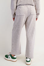 Load image into Gallery viewer, Relaxed Ribbed Pants - Heathered Grey