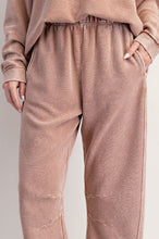 Load image into Gallery viewer, Relaxed Ribbed Pants - Light Mocha