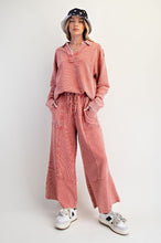 Load image into Gallery viewer, Asher Mineral Washed Pants by Easel - Boho Red