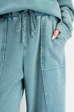 Load image into Gallery viewer, Asher Mineral Washed Pants by Easel - Faded Teal
