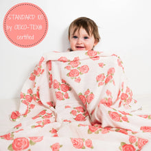 Load image into Gallery viewer, Blooming Elegance Muslin Swaddle Blanket