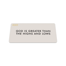 Load image into Gallery viewer, Interactive Bible Verse Bracelets - God Is Greater