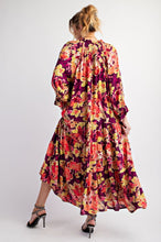 Load image into Gallery viewer, Veronica Floral Maxi Dress - Wine