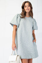 Load image into Gallery viewer, Scottie Puff Sleeve Dress - Dusty Sage
