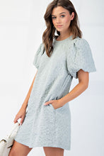 Load image into Gallery viewer, Scottie Puff Sleeve Dress - Dusty Sage