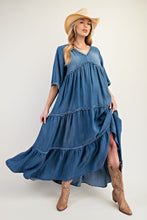 Load image into Gallery viewer, Daniella Denim Maxi Dress