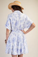 Load image into Gallery viewer, Lizzie Floral Dress - Blueberry