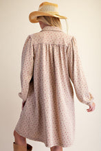 Load image into Gallery viewer, Amy Floral Printed Dress - Khaki