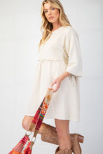 Load image into Gallery viewer, Emerson Mineral Wash Dress - Ecru