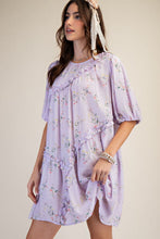 Load image into Gallery viewer, Francesca Peach Blossom Ruffle Dress - Lavender