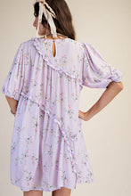 Load image into Gallery viewer, Francesca Peach Blossom Ruffle Dress - Lavender