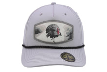 Load image into Gallery viewer, Turkey Woven Patch Rope Hat.: Light Gray/Gunmetal