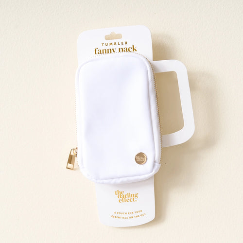 The Darling Effect Tumbler Fanny Pack - White