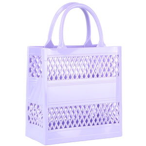 Mini Jelly Tote Bag - Lavender