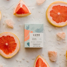 Load image into Gallery viewer, Luxe Sea Salt + Grapefruit Shower Steamer Fizzy Bomb