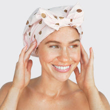 Load image into Gallery viewer, Kitsch Luxury Shower Cap - Blush Dot