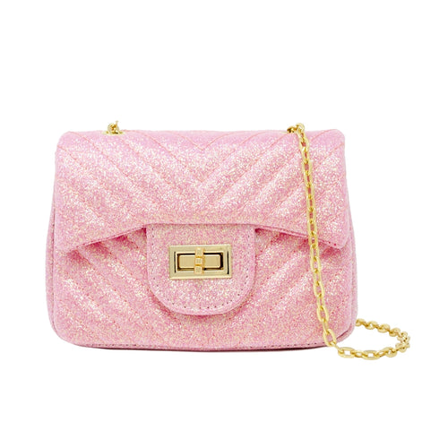 Classic Glitter Children's Handbag - Pink