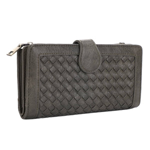 Crissy Woven Wallet - Olive