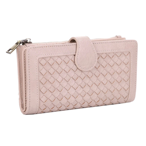 Crissy Woven Wallet - Sand