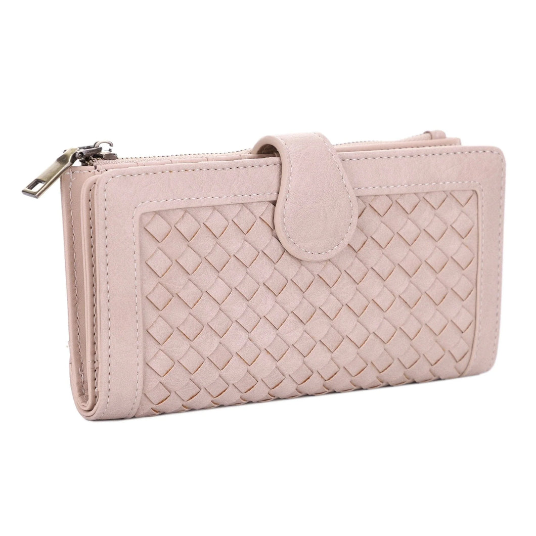 Crissy Woven Wallet - Sand