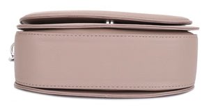 Jonelle Saddle Crossbody Bag - Nude