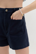 Load image into Gallery viewer, Camden High Waist Shorts - Navy
