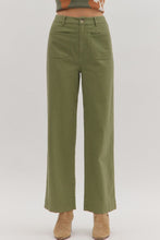 Load image into Gallery viewer, Danny Wide Leg Pants - Olive