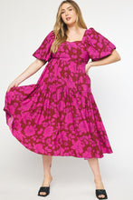 Load image into Gallery viewer, Gia Floral Midi Dress *Curvy*