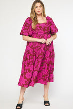 Load image into Gallery viewer, Gia Floral Midi Dress *Curvy*
