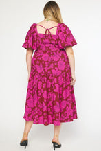 Load image into Gallery viewer, Gia Floral Midi Dress *Curvy*