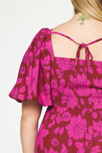 Load image into Gallery viewer, Gia Floral Midi Dress *Curvy*