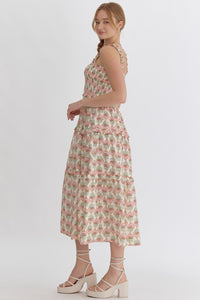 Modern Regency Sleeveless Midi Dress