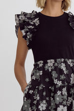 Load image into Gallery viewer, Gianna Pixel Floral Dress