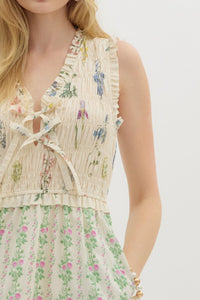 Iris Floral Midi Dress
