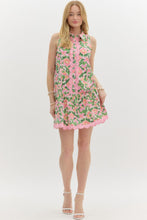 Load image into Gallery viewer, Norah Floral Mini Dress - Pink