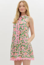 Load image into Gallery viewer, Norah Floral Mini Dress - Pink