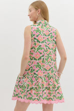 Load image into Gallery viewer, Norah Floral Mini Dress - Pink