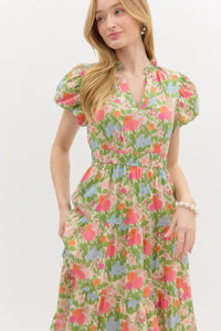 Secret Gardens Midi Dress