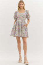 Load image into Gallery viewer, Lavender Fields Mini Dress