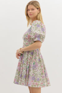 Lavender Fields Mini Dress